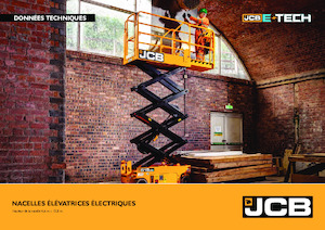 Plataformas de tijeras de ruedas JCB S3246E 