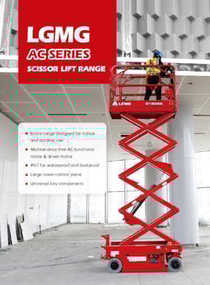 Plataformas de tijeras de ruedas LGMG  S4046E