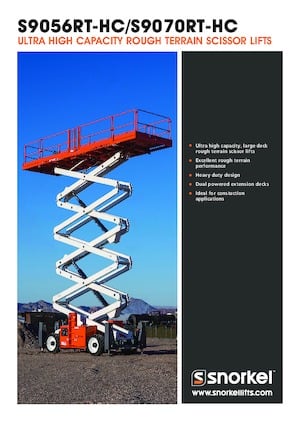 Plataformas de tijeras de ruedas Snorkel S9056RT-HC
