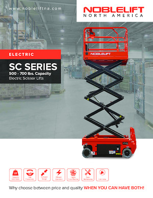 Plataformas de tijeras de ruedas Noblelift SC2632EN