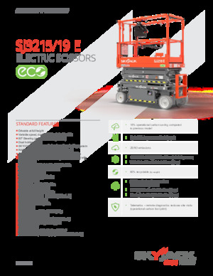 Plataformas de tijeras de ruedas Skyjack SJ3219E