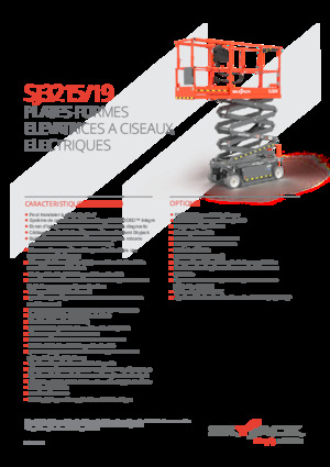 Plataformas de tijeras de ruedas Skyjack SJ3219 