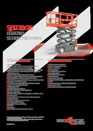 Plataformas de tijeras de ruedas Skyjack SJ3226 