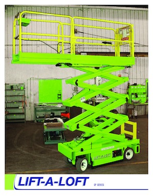 Plataformas de tijeras de ruedas Lift-A-Loft SPN13 - SPL