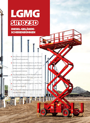 Plataformas de tijeras de ruedas LGMG  SR1023D