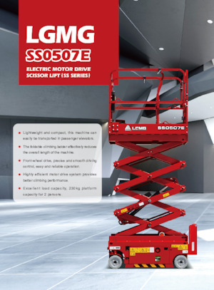 Plataformas de tijeras de ruedas LGMG  SS0507E 
