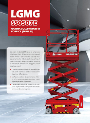 Plataformas de tijeras de ruedas LGMG  SS0507E 