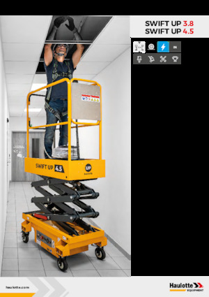 Plataformas de tijeras de ruedas Haulotte Swift Up 3.8
