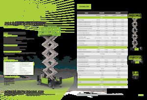 Plataformas de tijeras de ruedas Zoomlion ZS1218RT