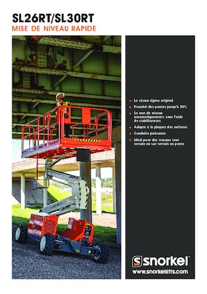 Plataformas de tijeras de ruedas Snorkel SL26RT