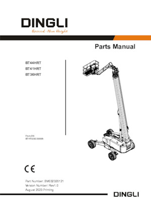 Plataformas telescópicas de ruedas Dingli BT41HRT