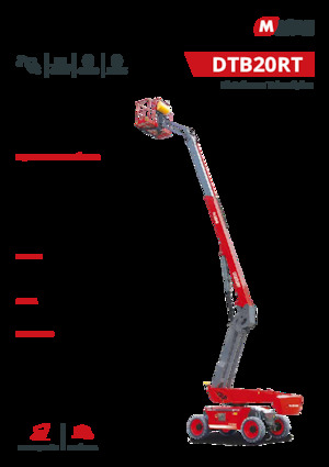 Plataformas telescópicas de ruedas MAGNI DTB20RT