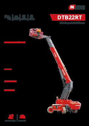 Plataformas telescópicas de ruedas MAGNI DTB22RT