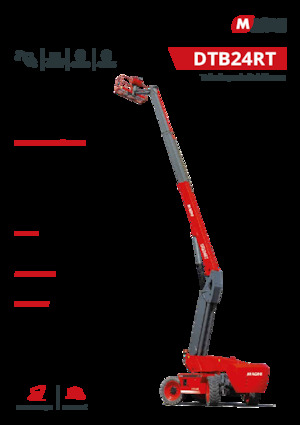 Plataformas telescópicas de ruedas MAGNI DTB24RT