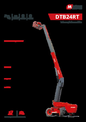 Plataformas telescópicas de ruedas MAGNI DTB24RT