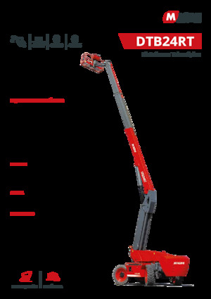 Plataformas telescópicas de ruedas MAGNI DTB24RT