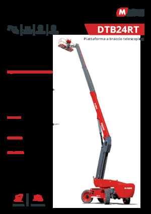 Plataformas telescópicas de ruedas MAGNI DTB24RT