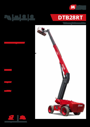 Plataformas telescópicas de ruedas MAGNI DTB28RT