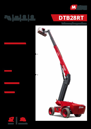 Plataformas telescópicas de ruedas MAGNI DTB28RT