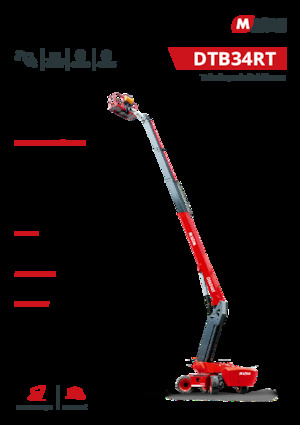 Plataformas telescópicas de ruedas MAGNI DTB34RT