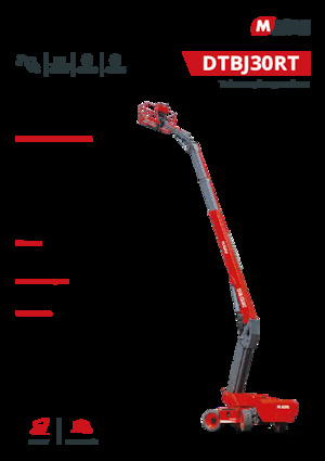 Plataformas telescópicas de ruedas MAGNI DTBJ30RT