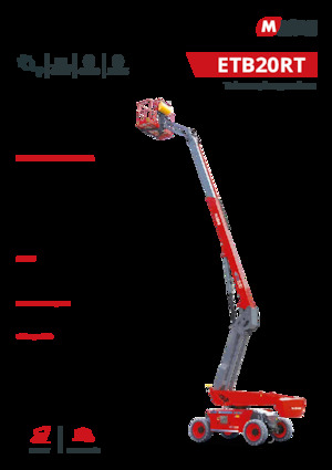 Plataformas telescópicas de ruedas MAGNI ETB20RT