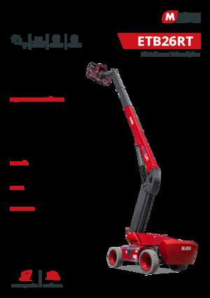 Plataformas telescópicas de ruedas MAGNI ETB26RT
