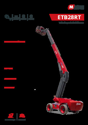 Plataformas telescópicas de ruedas MAGNI ETB28RT