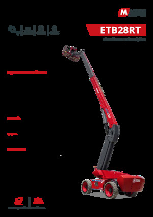 Plataformas telescópicas de ruedas MAGNI ETB28RT