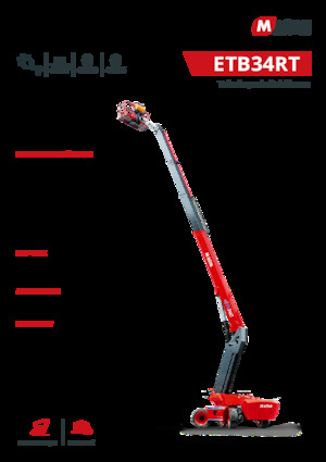 Plataformas telescópicas de ruedas MAGNI ETB34RT