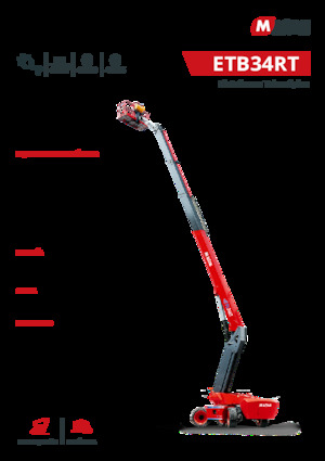 Plataformas telescópicas de ruedas MAGNI ETB34RT