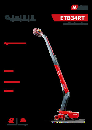 Plataformas telescópicas de ruedas MAGNI ETB34RT