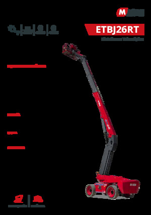 Plataformas telescópicas de ruedas MAGNI ETBJ26RT