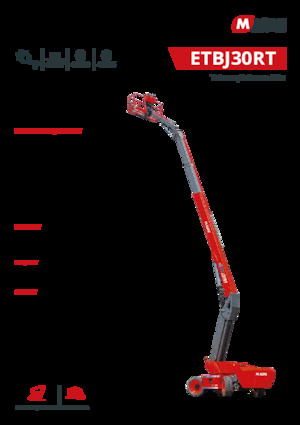 Plataformas telescópicas de ruedas MAGNI ETBJ30RT