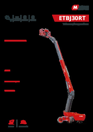 Plataformas telescópicas de ruedas MAGNI ETBJ30RT