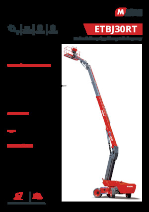 Plataformas telescópicas de ruedas MAGNI ETBJ30RT