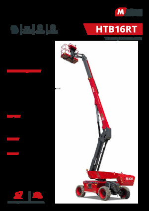 Plataformas telescópicas de ruedas MAGNI HTB16RT