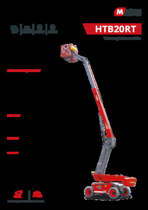 Plataformas telescópicas de ruedas MAGNI HTB20RT