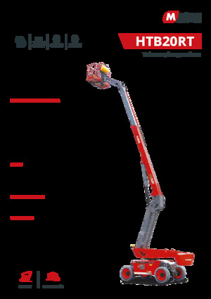 Plataformas telescópicas de ruedas MAGNI HTB20RT