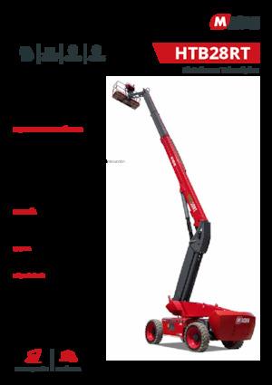Plataformas telescópicas de ruedas MAGNI HTB28RT