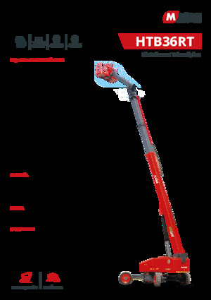 Plataformas telescópicas de ruedas MAGNI HTB36RT