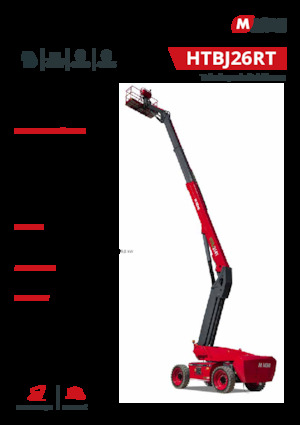 Plataformas telescópicas de ruedas MAGNI HTBJ26RT