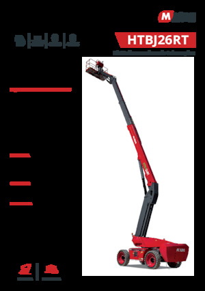 Plataformas telescópicas de ruedas MAGNI HTBJ26RT