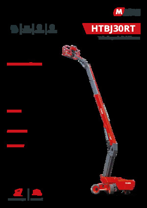 Plataformas telescópicas de ruedas MAGNI HTBJ30RT