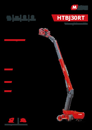 Plataformas telescópicas de ruedas MAGNI HTBJ30RT