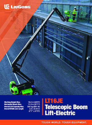 Plataformas telescópicas de ruedas Liugong LT16JE