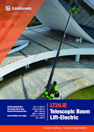 Plataformas telescópicas de ruedas Liugong LT26JE