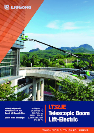 Plataformas telescópicas de ruedas Liugong LT32JE