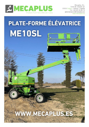 Plataformas telescópicas de ruedas Mecaplús ME10SL