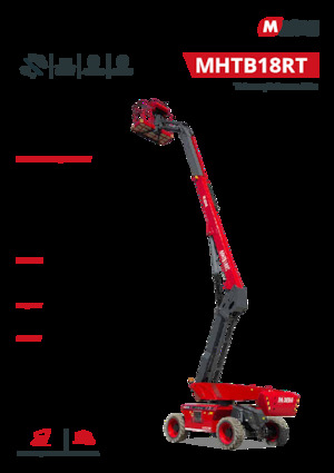 Plataformas telescópicas de ruedas MAGNI MHTB18RT